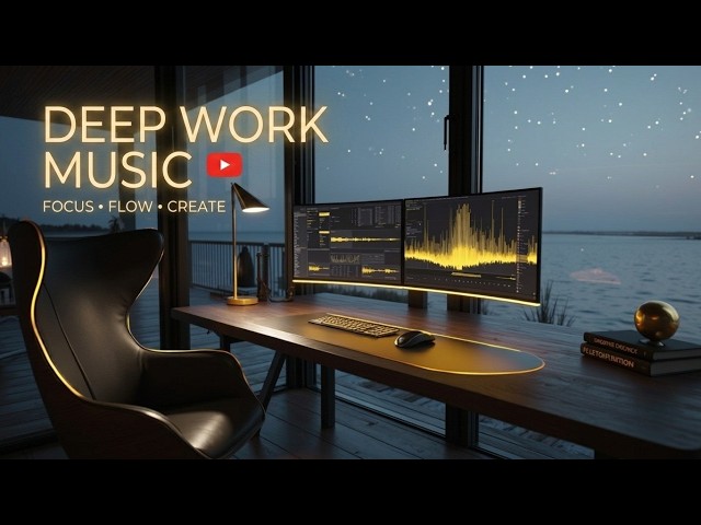 Deep Work Music ~ Calm Ambient for Intense Focus | Enter Flow State Coding, Reading & Study