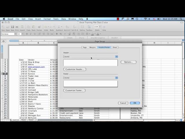 Excel 2008 for Mac: Getting Ready to Print