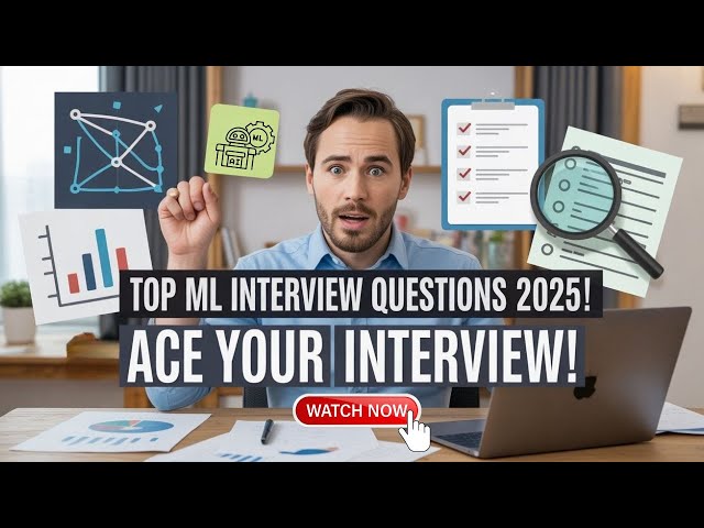 Machine Learning Interview Questions 2025 | ML Interview questions Basics | What is Machine Learning