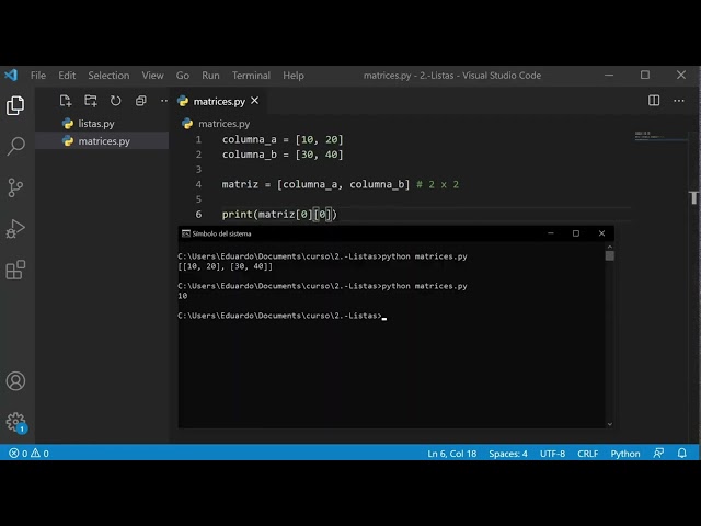 Matrices en Python: Trabajando con Arreglos Multidimensionales