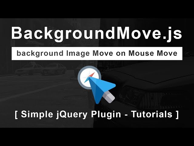 background Image Move on Mouse Move - BackgroundMove.js - Simple jQuery Plugin - Tutorials