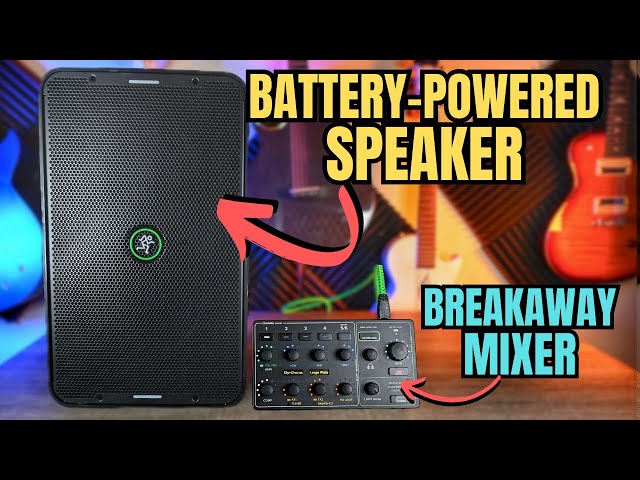 BATTERY-POWERED Speaker w/ BREAKAWAY MIXER - Mackie Showbox
