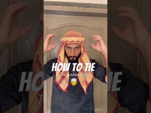 How to tie 🤩 scarf tutorial #youtube #shorts #foryou #trending #1million #arabic