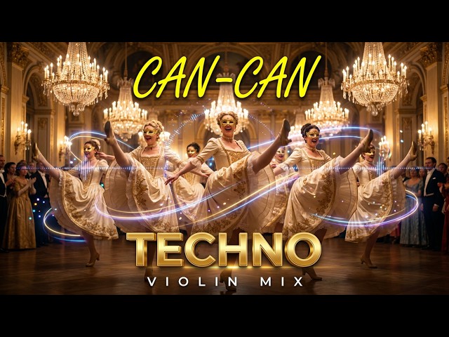 Can-Can Techno 🎭 | French Violin & Melodic Techno Party Mix