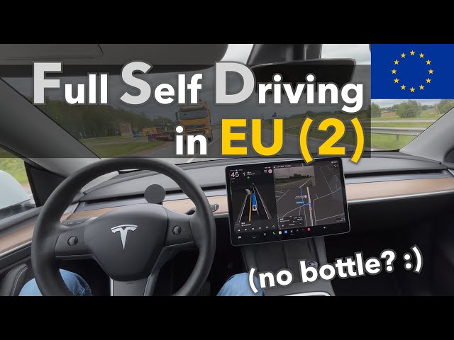 Tesla FSD (Full Self Driving) in Europe - part 2