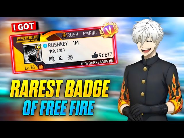 I GOT RAREST FREE FIRE BADGE 🔥 HOW TO GET CREATOR BADGE IN FREE FIRE | V BADGE KAISE MILEGA