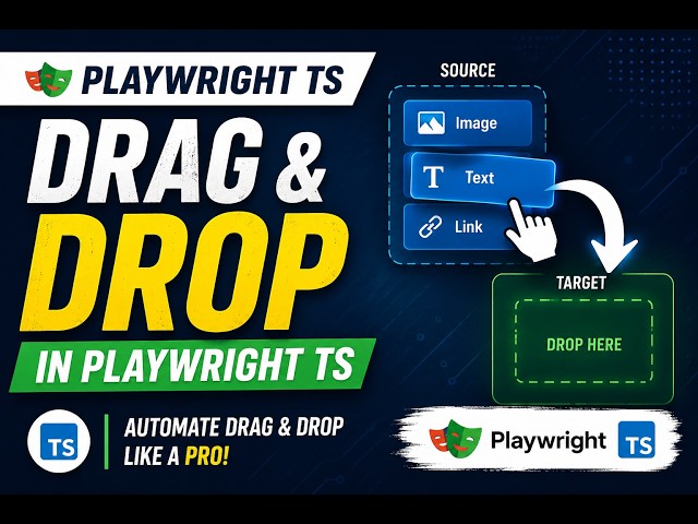 Drag and Drop in Playwright | An Important Interview Question