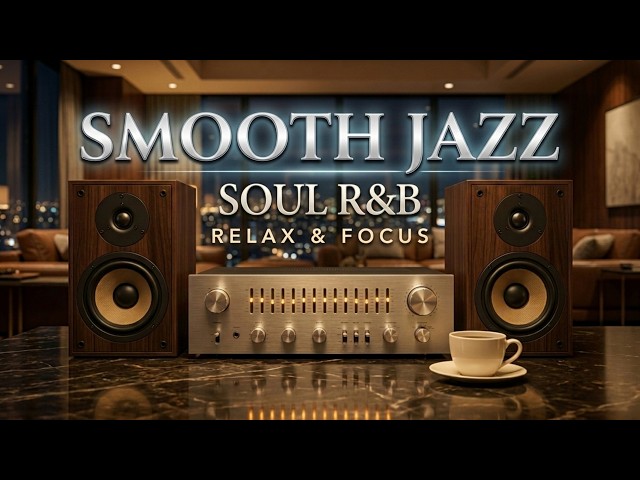 Smooth Jazz & Soul R&B 24/7 – Midnight Jazz Lounge | Relaxing Instrumental Vibes