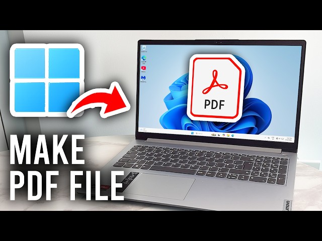 How To Make PDF File In Laptop or PC - Tutorial
