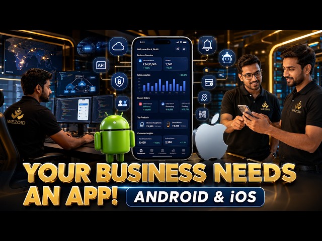 Mobile App Development Services | Android & iOS App Development by Wezoid