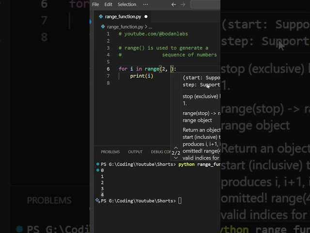 Python on Speed ⚡: 21: range() Function in Python