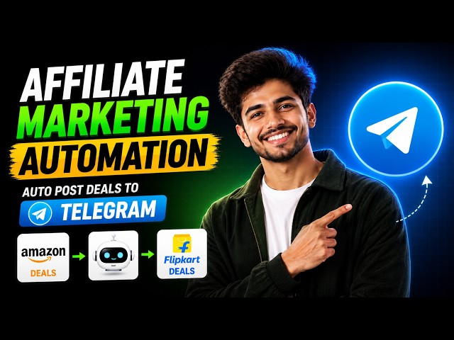 Setup Autopost on Telegram Channel with affiliate link of amazon and flipkart