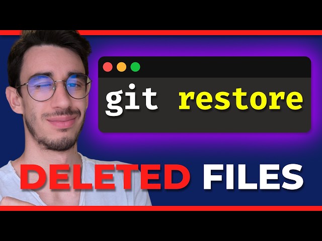 Restore deleted or lost files with git