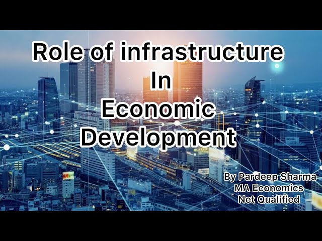 Role of Infrastructure in Economic Development #economics #devlopment #hssc 
