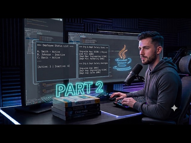 Java 8 Stream API, Find Active,Inactive Employees & Max/Min/Avg Salary Organization & DepartmentWise