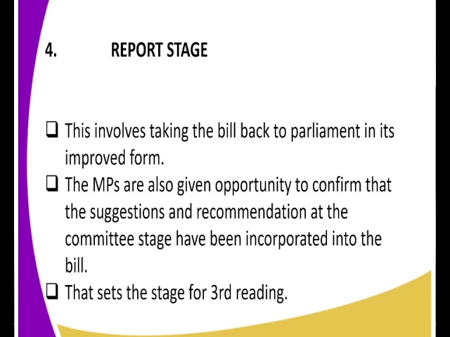 History form 3, The process of law making lesson 19