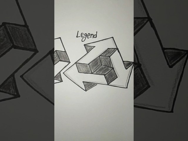 How to draw Arrow beginner to legend #drawing #tutorial #howtodraw #sketch #art #fyp