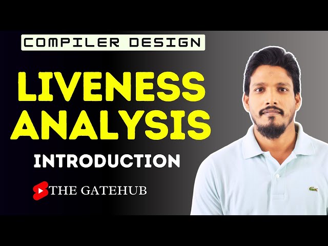 Liveness Analysis in Compiler Design | Code optimization | Dataflow analysis