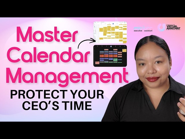 Calendar Management for Executive Assistants (EVA): The Complete System