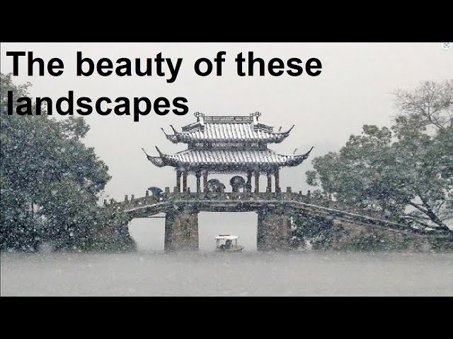 The beauty of these landscapes, Zhejiang.China