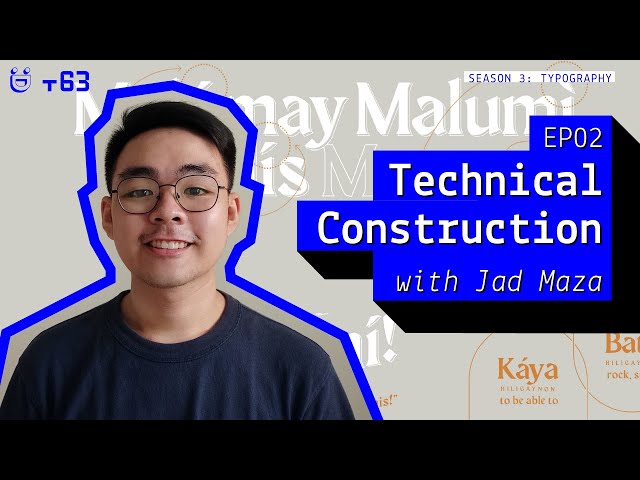 Technical Construction of Type with Jad Maza | Filipino Type Design