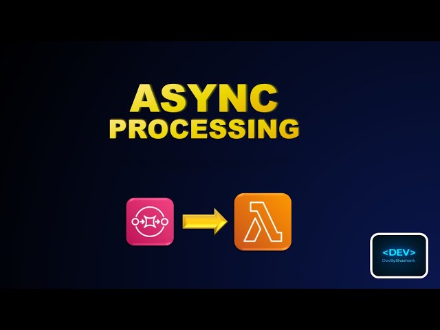 AWS SQS Trigger Lambda | Asynchronous Processing Explained for Beginners