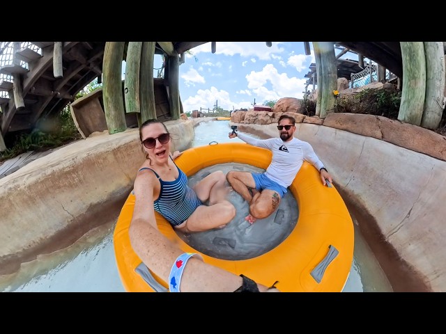 Disney's BEST Water Park Is Now Open! Typhoon Lagoon NEW Loungers Review, Slide POV's & More Fun!