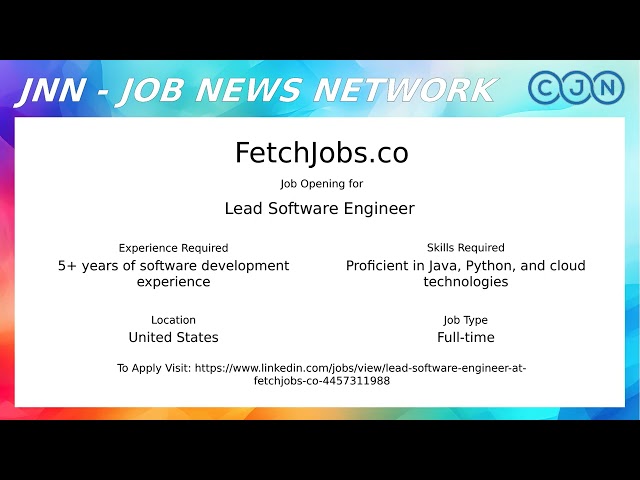 Job News Show 4 | Top 10 Computer Science Jobs in the US | 2026-08-22