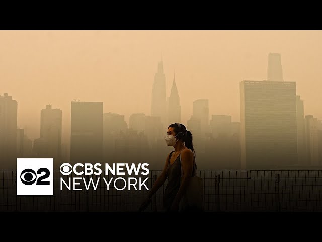 Hazy skies linger in New York, New Jersey area due to poor air quality