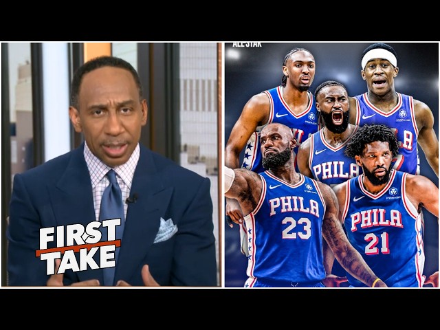 FIRST TAKE | Stephen A. reacts to Kevin Durant compares 76ers with LeBron to his time with Warriors
