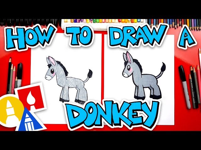 How To Draw A Donkey - Nativity
