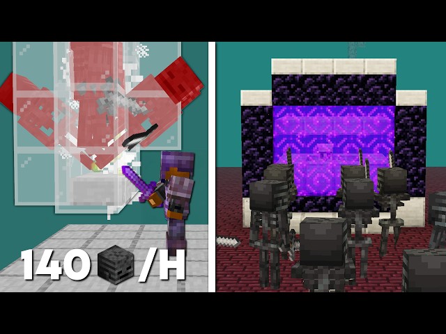 Minecraft 26.2 EASY Wither Skeleton Farm - No Spawnproofing