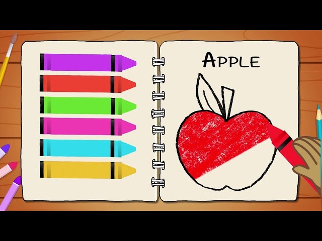 Let's Learn Fruits + More Drawing Fun | Interactive Learning For Kids | ABC Learning Club