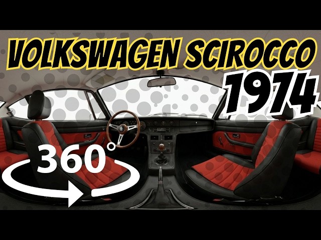 Giugiaro's Masterpiece: 1974 Scirocco Interior VR Volkswagen Scirocco 1974