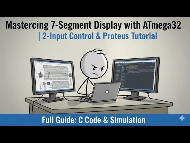 ATmega32 Input Interfacing: Push Button & Switch Control Tutorial | Part 3