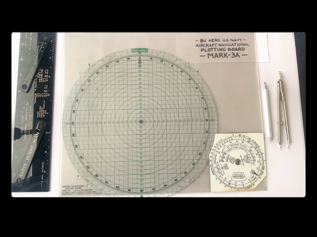 Mark 3A Aircraft Navigational Plotting Board (1933), Part 1: One-handed wind triangles!