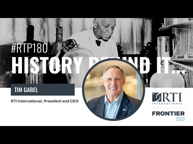 RTP180: The History Behind RTI International and Research Triangle Park - Tim Gabel