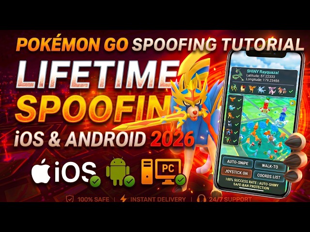 NEW Pokémon GO Spoofing Tutorial 2026 (iOS, Android & PC)
