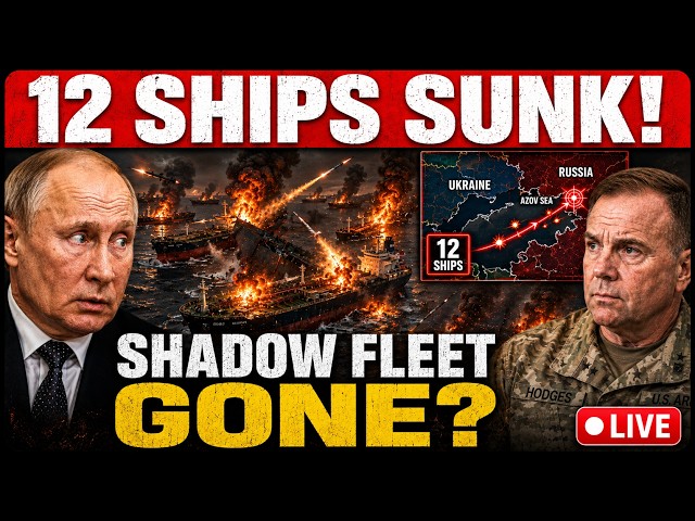 Ukraine Just Sank The Last 12 Russian Shadow Fleet Ships In Azov Sea | Ben Hodges