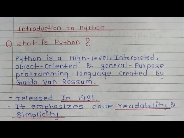 🐍 Introduction to Python Programming | Beginner's Guide