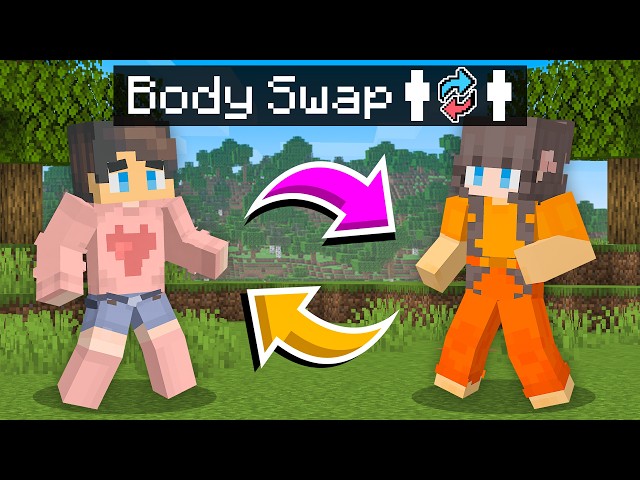 BOYS vs GIRLS Swap Lives in Minecraft!