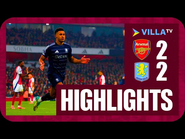 Ollie Watkins Goal | Arsenal vs Aston Villa 2-2 Highlights | Premier League 2024/25