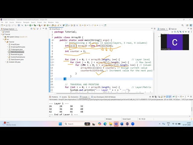 Java 3D Arrays: Think of it like Rubik's Cube!