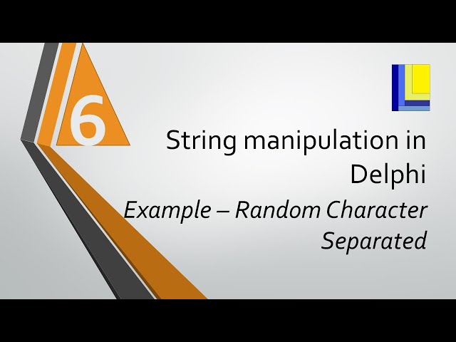 String Handling in Delphi (part 6) Example of extracting strings