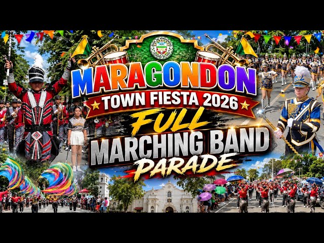 Maragondon Town Fiesta 2026 | Full Marching Band Parade