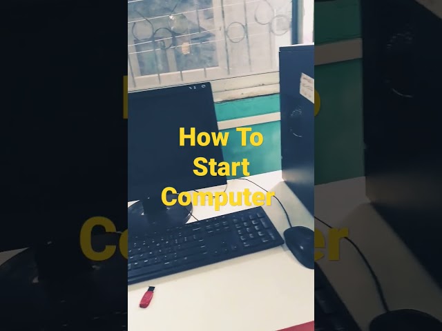 How to Start Computer #viral #shortvideo #computer #education #youtubeshorts