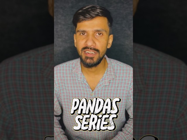 Pandas Series 😳 Python Data ka Sabse Powerful Start! Must Learn Concept #python #pandas #ai #ml