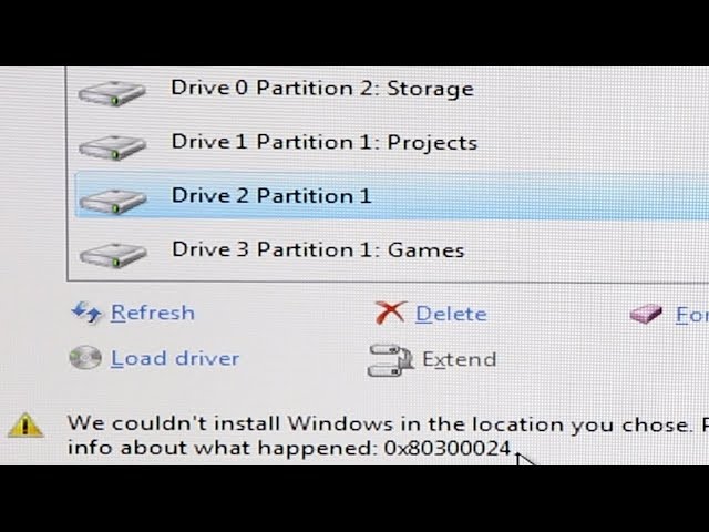 How To Fix Error 0x80300024 When Reinstalling Windows 10