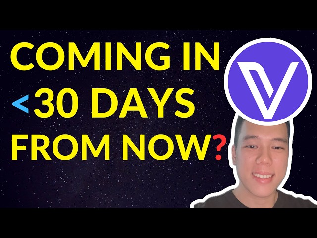 Coming In Less Than 30 Days From Now Is A Major Upgrade? Here's My Observation - VeChain VET Update