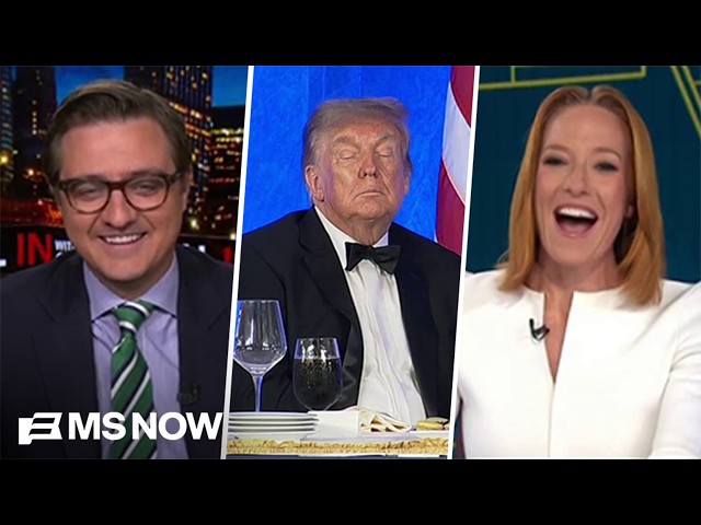 See Chris and Jen instantly react to the White House Correspondents' Dinner